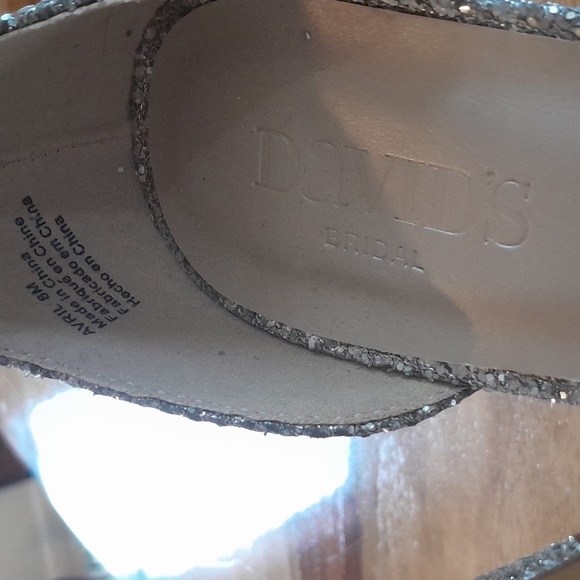 New -Sparkly David Bridal heels - Picture 12 of 16